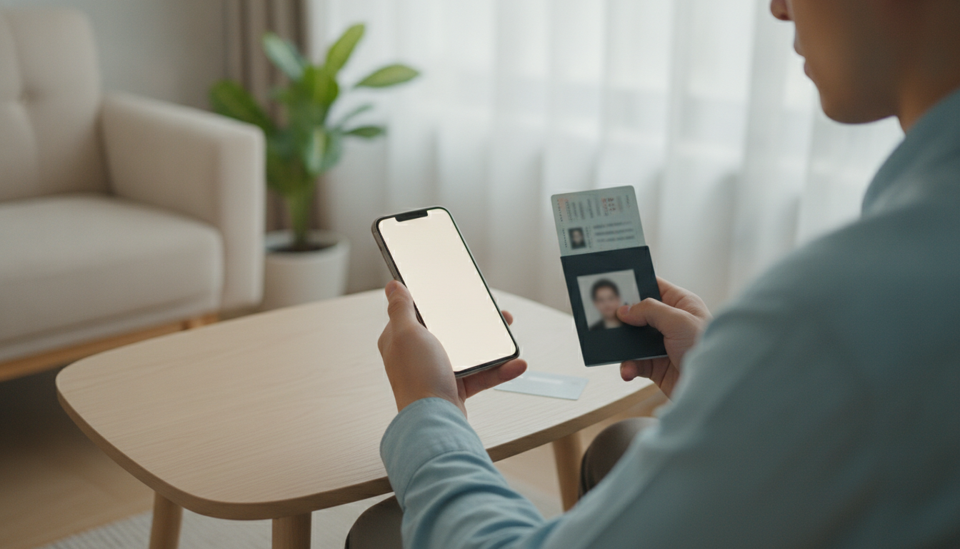 スマホで簡単 本人確認
