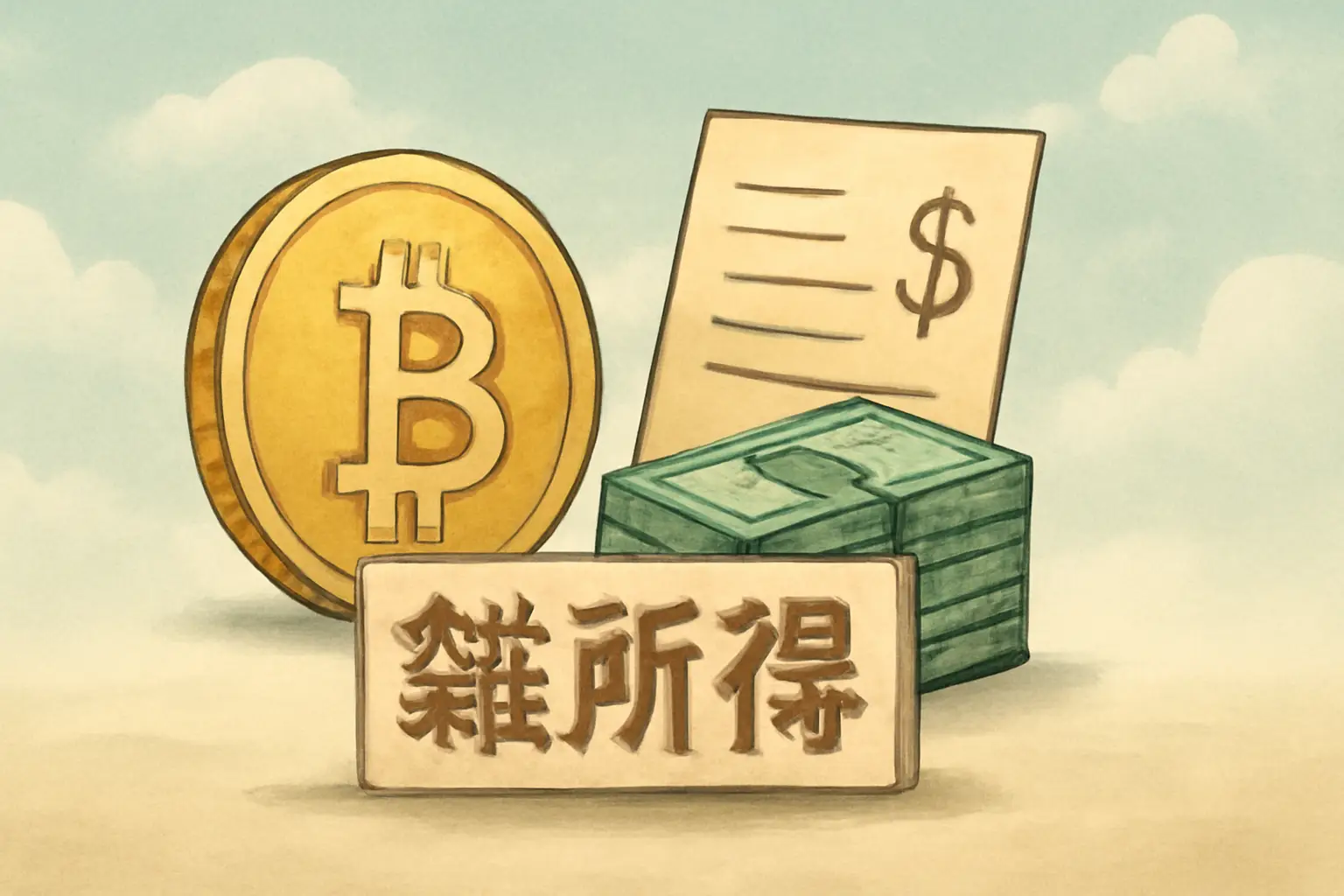 仮想通貨の雑所得は給与と合算される?税率や計算方法を解説
